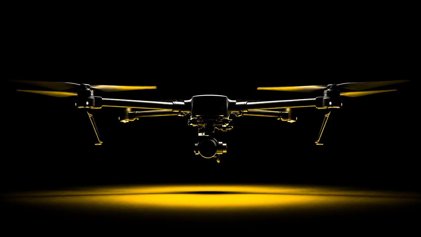 Drone ready for maintenance and inspection